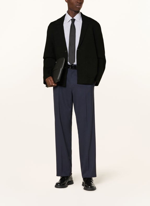 HUGO Vest SITON ZWART