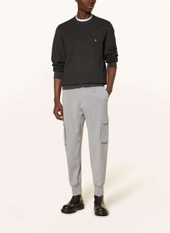 HUGO Trui SETAL DONKERGRIJS / TAUPE