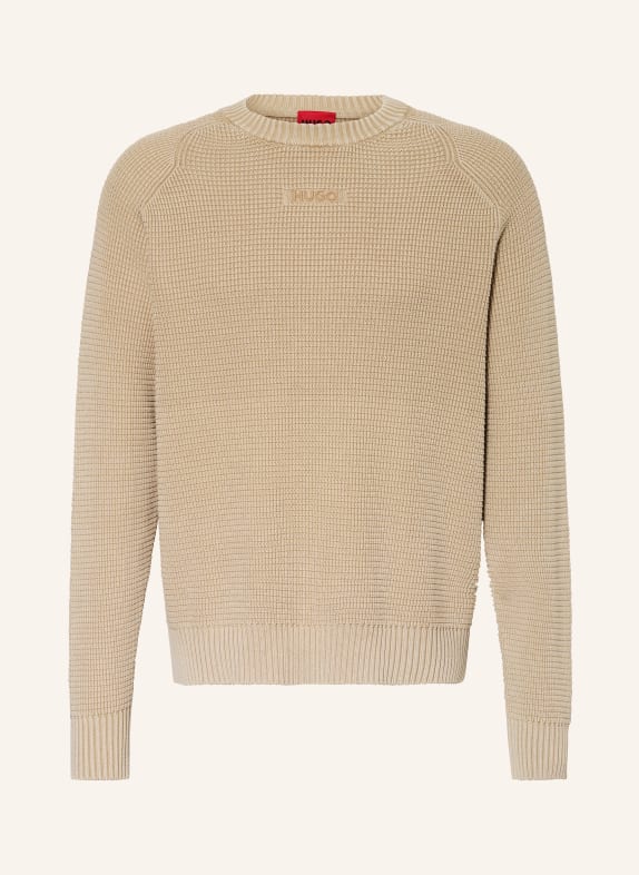 HUGO Pullover SWAYNE HELLBRAUN