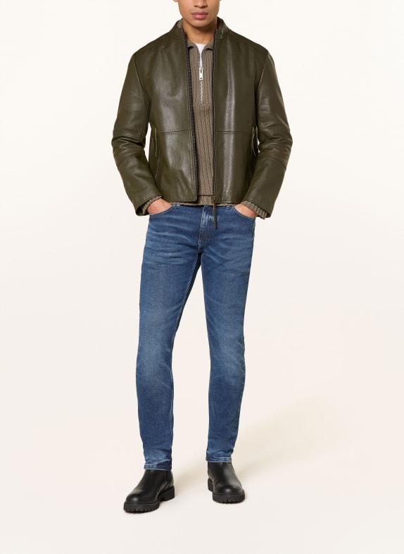 HUGO Dżinsy 734 Extra Slim Fit 415 NAVY