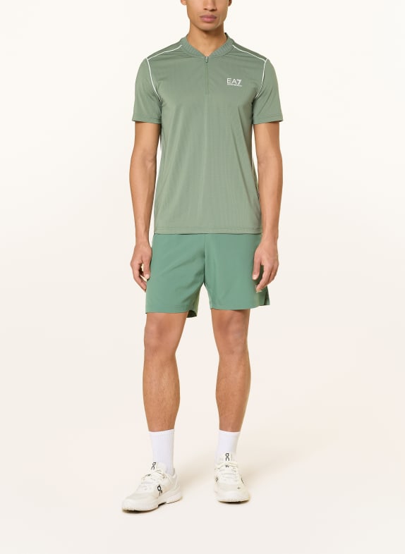 EA7 EMPORIO ARMANI T-shirt TENNIS PRO GROEN / WIT