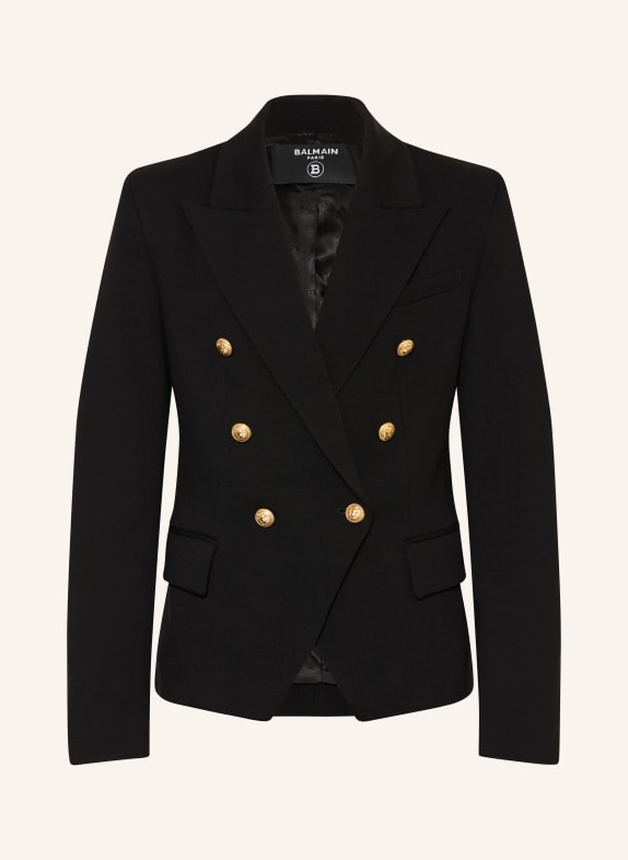 BALMAIN Jersey blazer BLACK