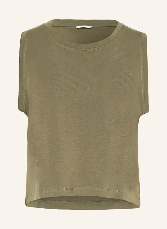 JEANNE BARET Top POLYNESIE KHAKI