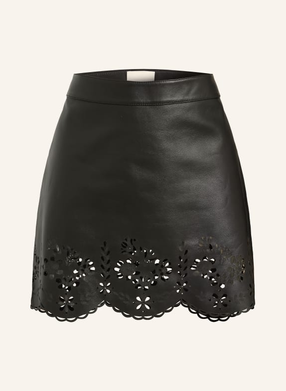 ISABEL MARANT Lederrock NATEA SCHWARZ