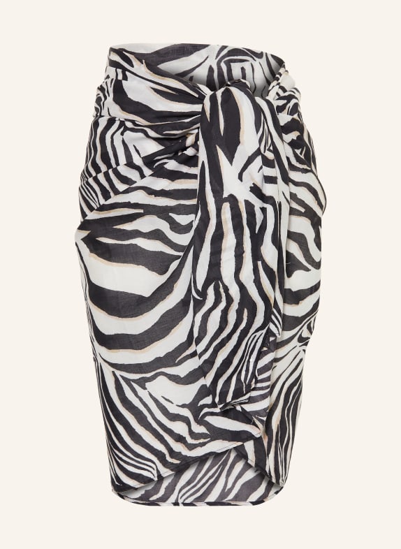 MRS & HUGS Pareo KRÉMOVÁ / SVĚTLE HNĚDÁ / ČERNÁ