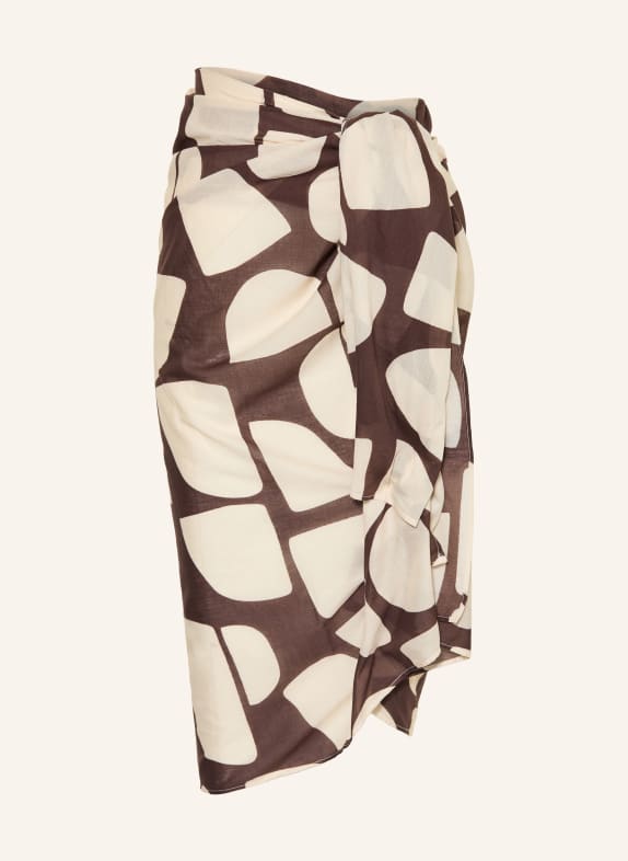 MRS & HUGS Pareo KRÉMOVÁ / TMAVĚ HNĚDÁ