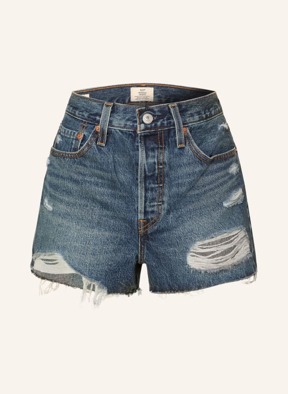 Levi's® 501® ORIGINAL denim shorts 58 Med Indigo - Worn In