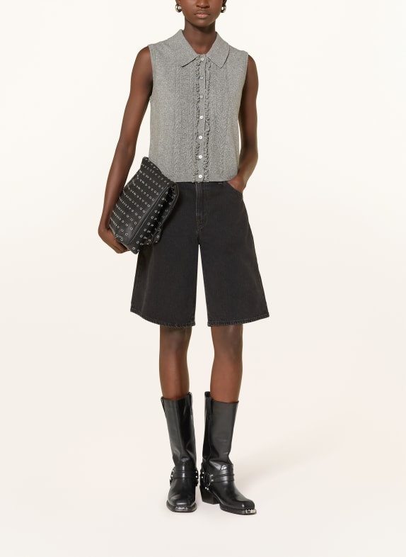 Levi's® Gilet en maille avec volants GRIS