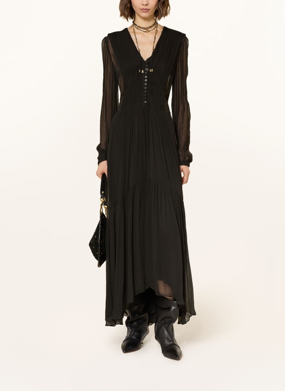 MARANT ÉTOILE Šaty BRIANE ČERNÁ