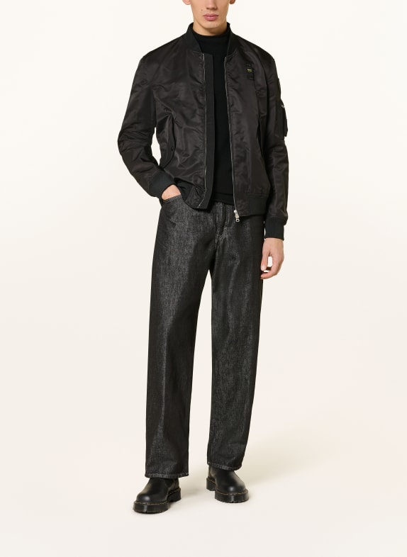 Blauer Blouson ROCKY SCHWARZ