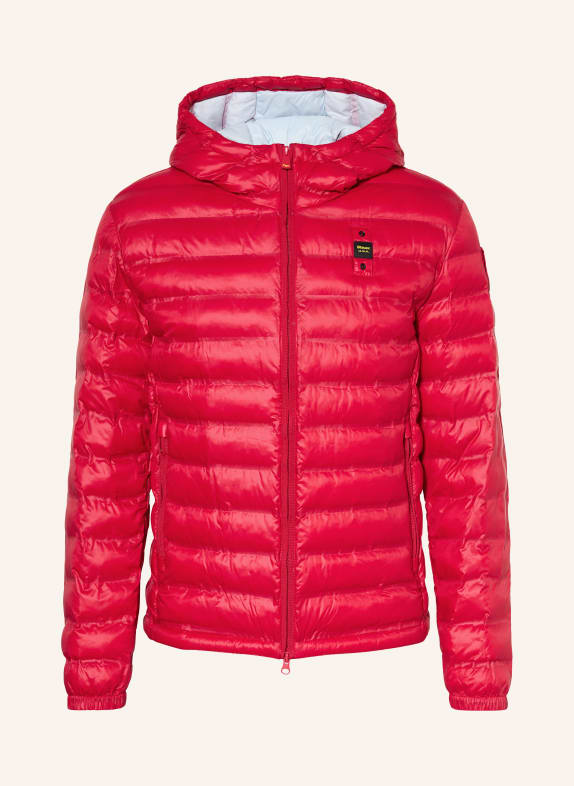 Blauer Steppjacke CHARLES ROT