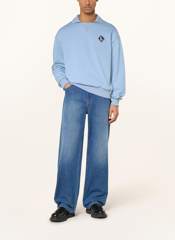 LACOSTE sweatshirt LICHTBLAUW