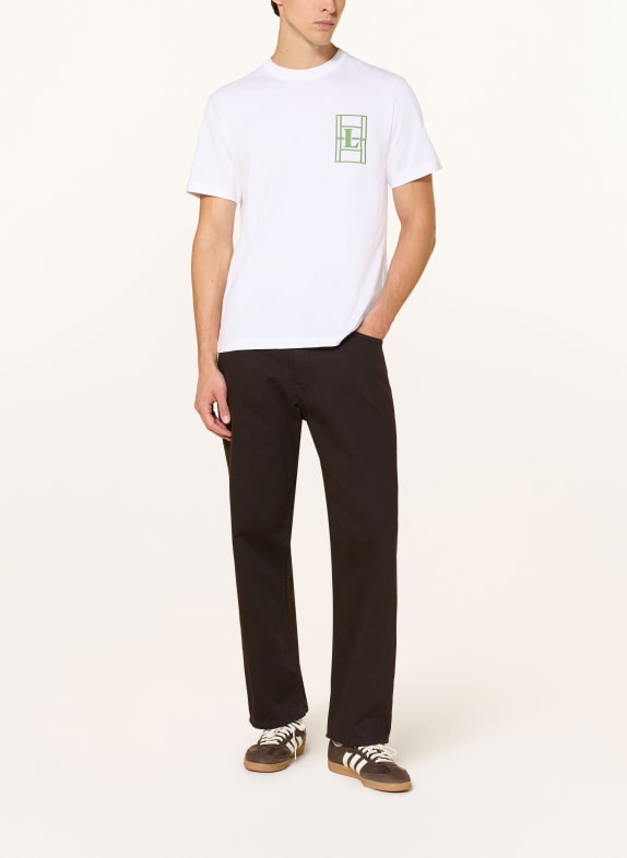 LACOSTE Tricou ALB
