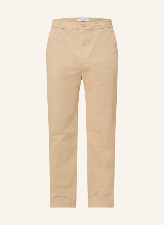 LACOSTE Chino Regular Fit BEIGE