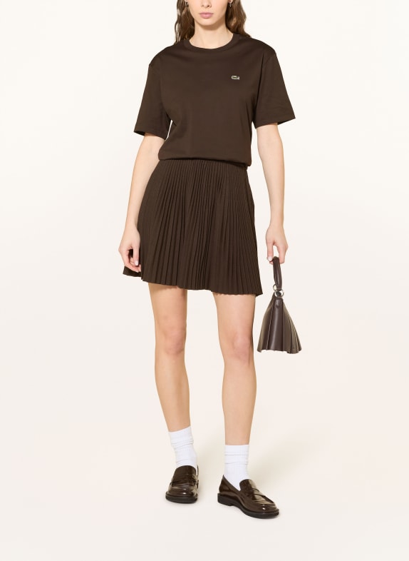 LACOSTE gebreide rok MARRON FONCÉ