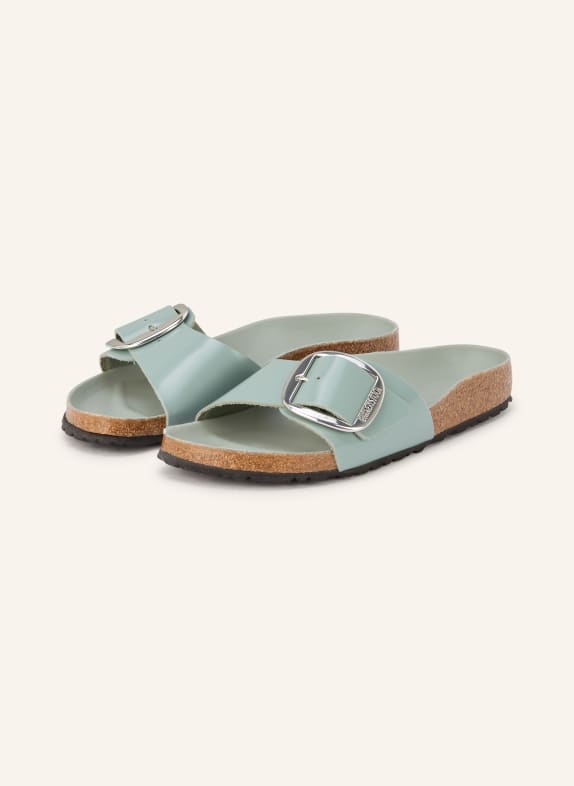 BIRKENSTOCK Pantoletten MADRID BIG BUCKLE HELLGRÜN