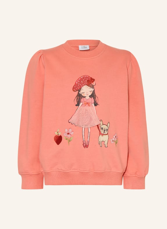 HUST and CLAIRE Sweatshirt HCSICILLIA HELLROT / BRAUN / ROT