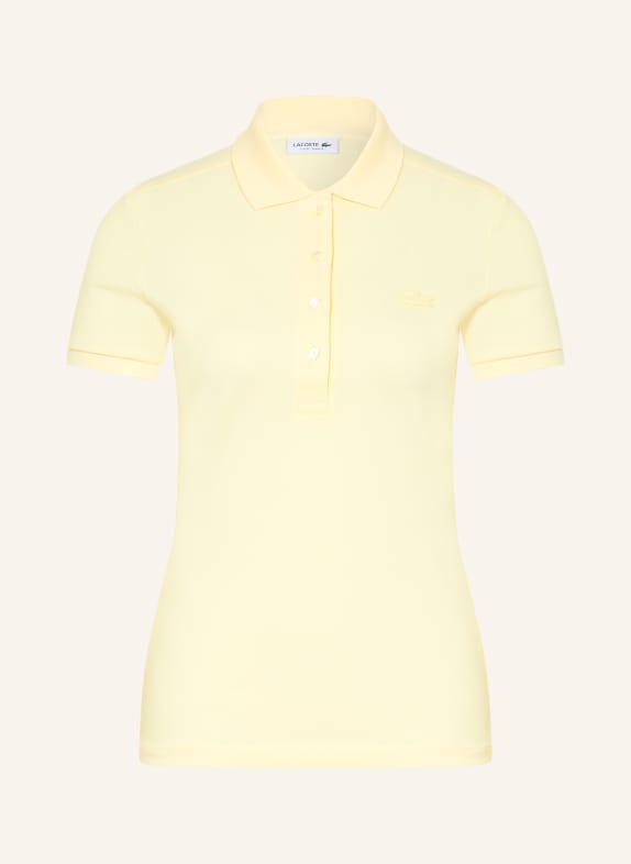 LACOSTE Piqué polokošile TMAVĚ ŽLUTÁ