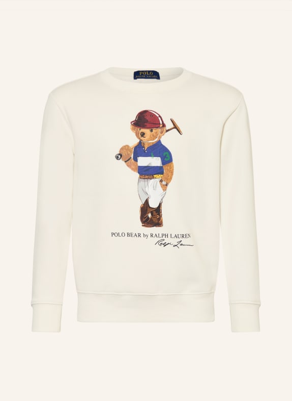 POLO RALPH LAUREN Sweatshirt WEISS / CAMEL / BLAU