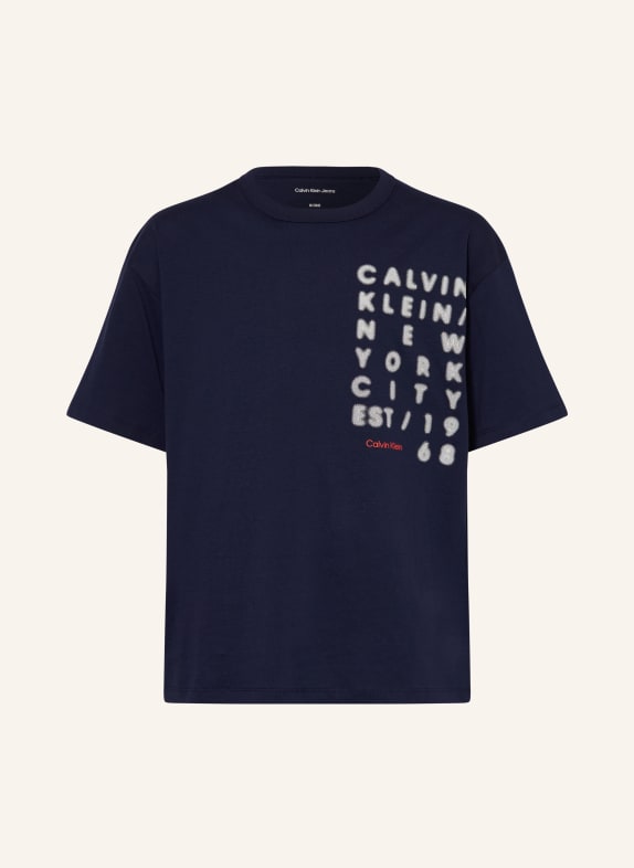 Calvin Klein T-Shirt SQUARE DUNKELBLAU