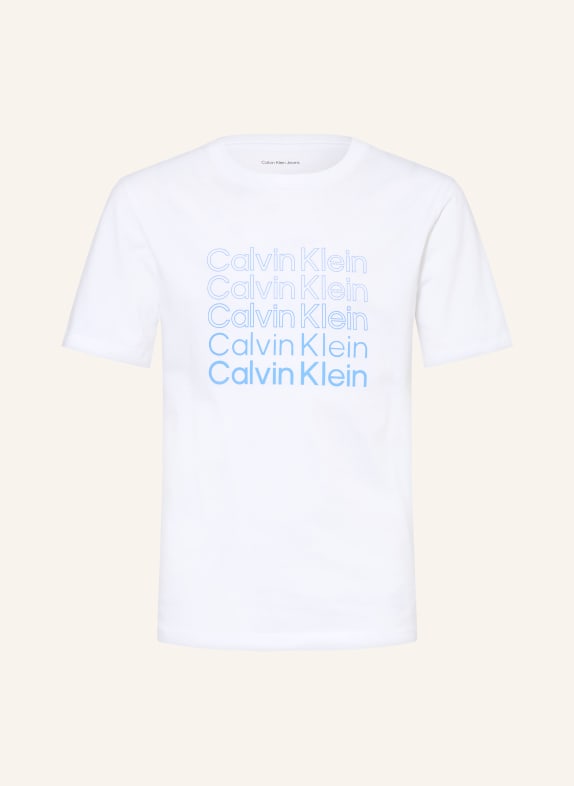 Calvin Klein T-Shirt WEISS / BLAU