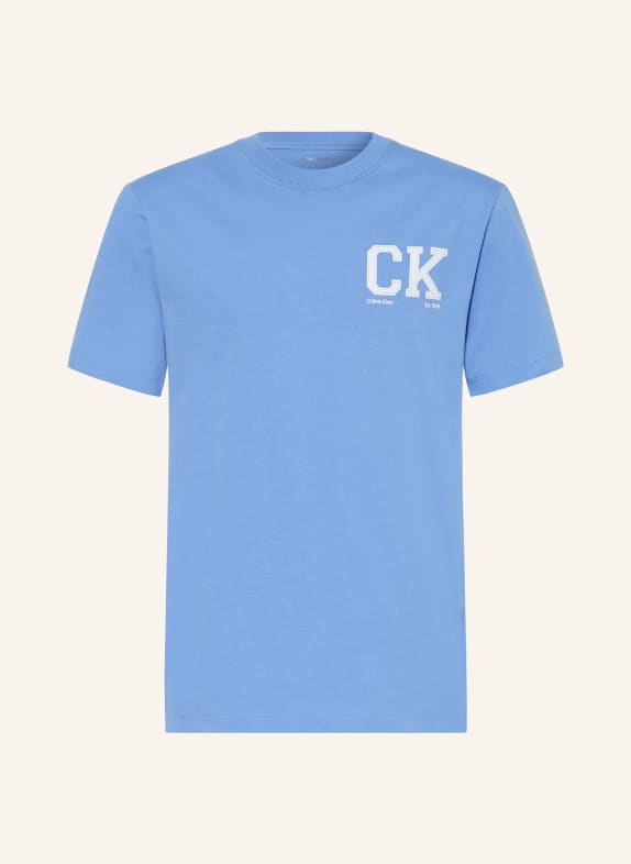 Calvin Klein T-Shirt DUNKELBLAU / WEISS