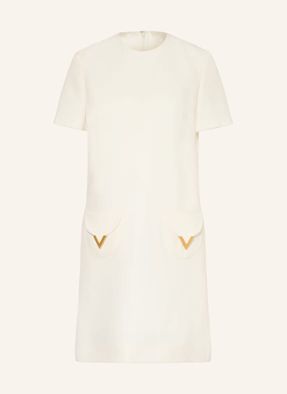 VALENTINO Etuikleid mit Seide ECRU