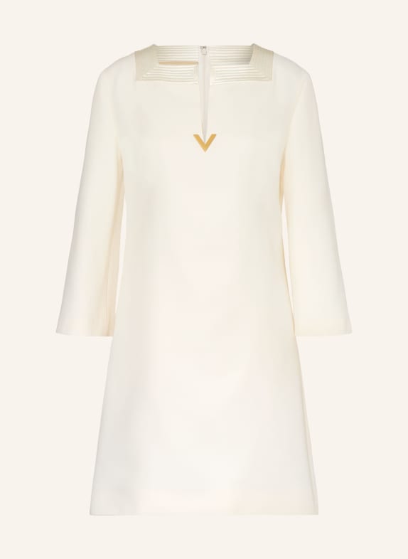 VALENTINO Etuikleid mit Seide ECRU
