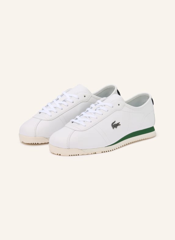 LACOSTE Sneaker CLUB WEISS / DUNKELGRÜN