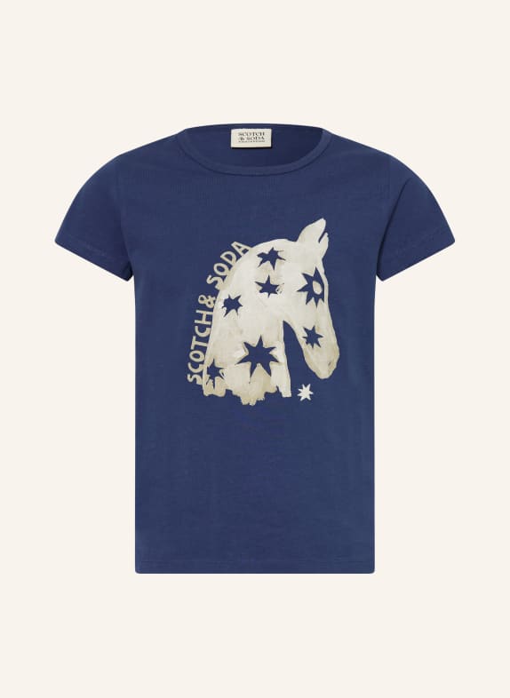 SCOTCH & SODA T-Shirt DUNKELBLAU