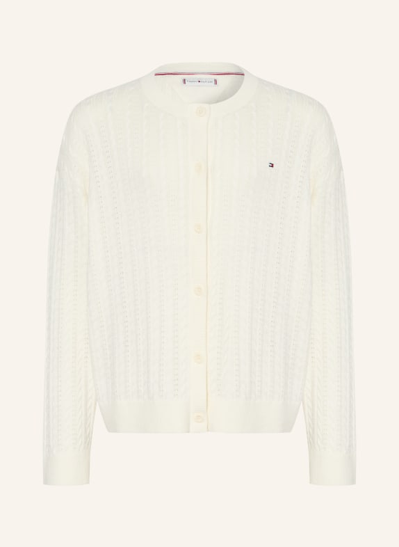 TOMMY HILFIGER Strickjacke CREME