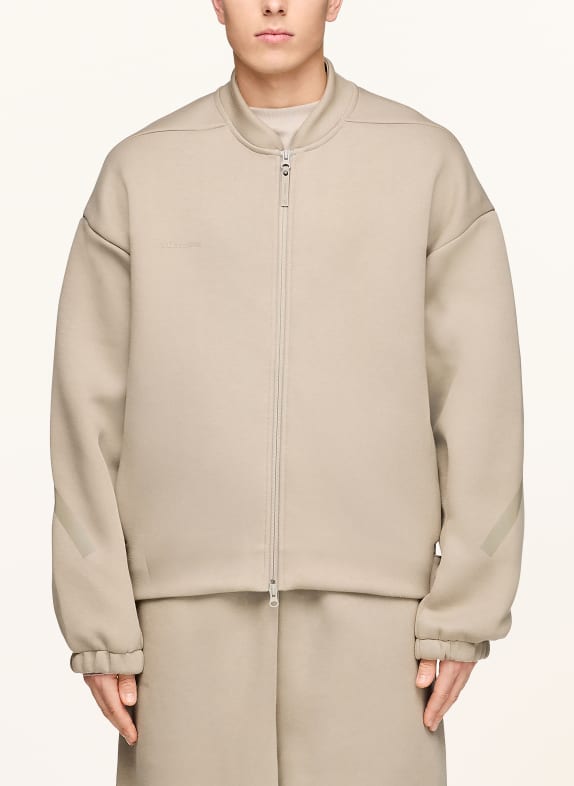 adidas Mikina Z.N.E. UNIFORM BÉŽOVÁ