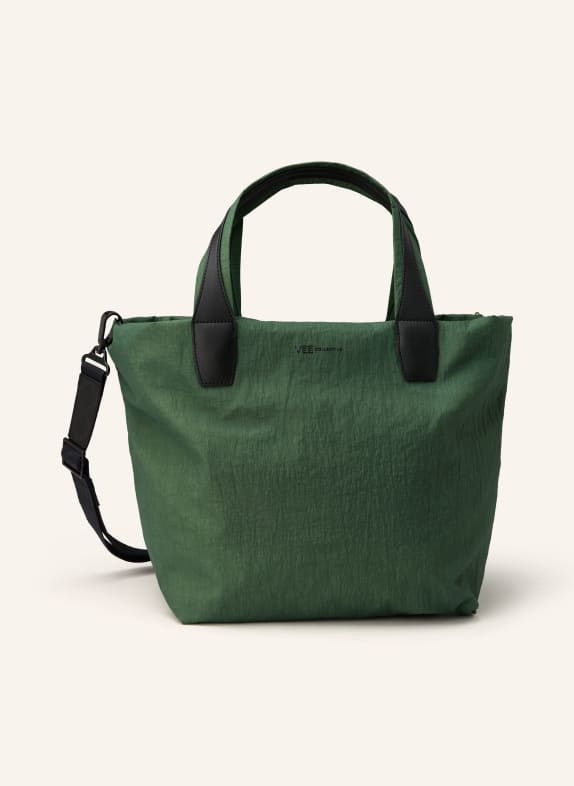 Vee Collective Shopper PORTER ESSENCE MEDIUM mit Pouch DUNKELGRÜN / SCHWARZ
