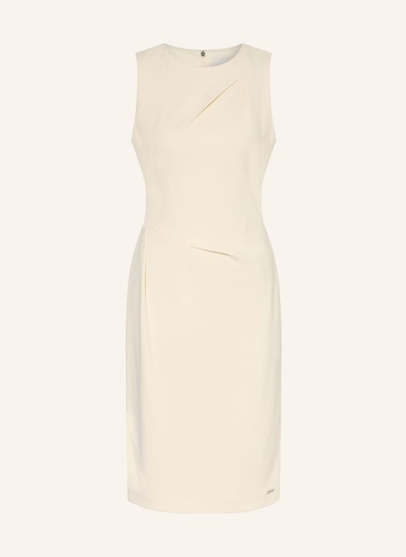 Calvin Klein Jerseyové pouzdrové šaty KRÉMOVÁ