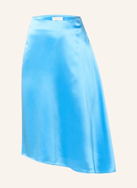 TIGER OF SWEDEN Saténová sukně REYLYNN MODRÁ