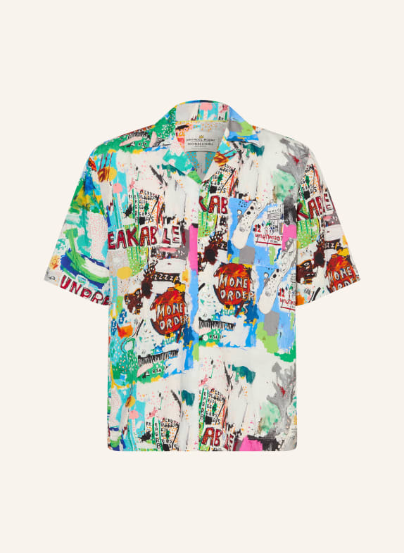 SCOTCH & SODA Resorthemd Relaxed Fit DUNKELROT / BLAU / WEISS