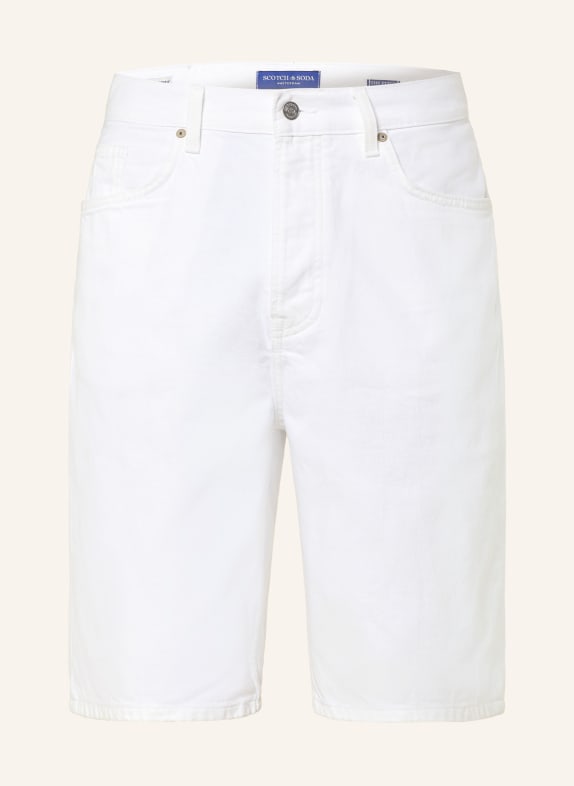 SCOTCH & SODA Jeansshorts THE PITCH Loose Fit 101 WHITE/PASTEL