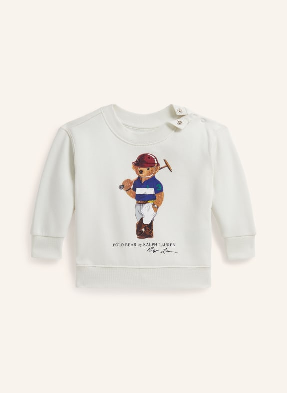 POLO RALPH LAUREN Sweatshirt ECRU / DUNKELROT / DUNKELBLAU