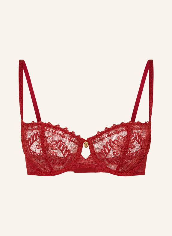 Aubade Bügel-BH MYSTERY OF LOVE mit Cut-out DUNKELROT