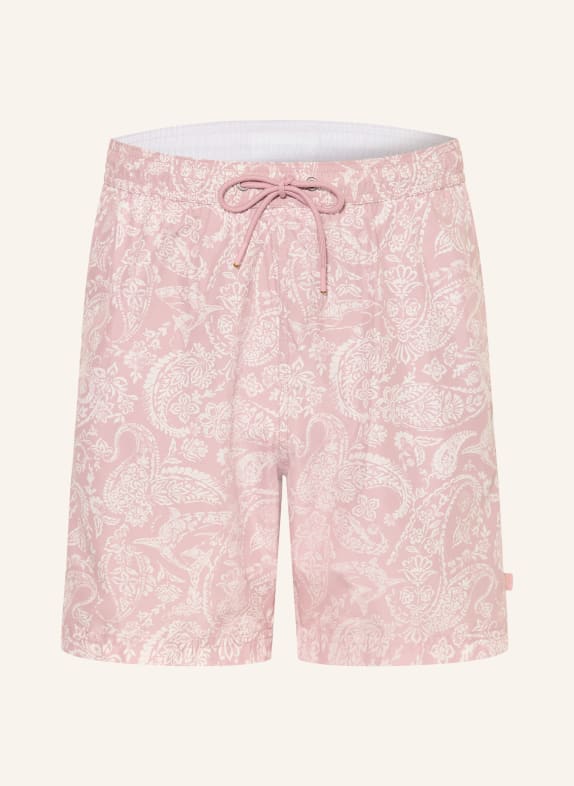 PAUL & SHARK plavky STARORŮŽOVÁ / REŽNÁ