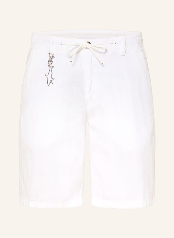 PAUL & SHARK Leinenshorts WEISS