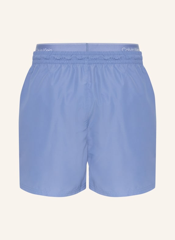 Calvin Klein zwemshort LICHTBLAUW / WIT