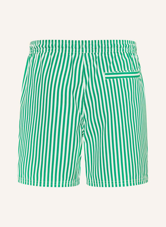 Calvin Klein zwemshort GROEN / WIT