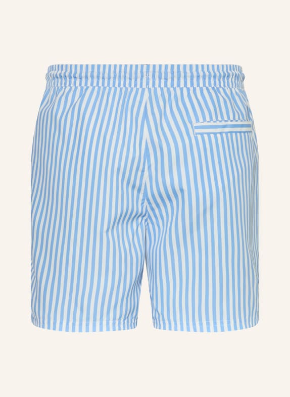 Calvin Klein Badeshorts HELLBLAU / WEISS