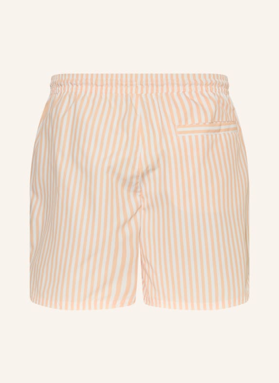 Calvin Klein zwemshort ZALM / WIT