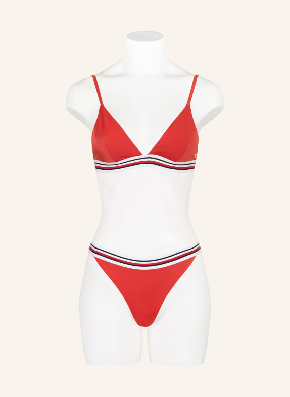 TOMMY HILFIGER Basic bikinibroekje ROOD / WIT / ZWART