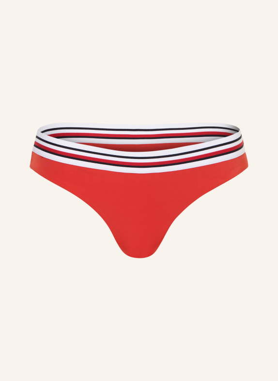 TOMMY HILFIGER Základní bikiny ČERVENÁ / BÍLÁ / ČERNÁ