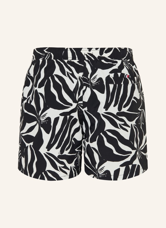 TOMMY HILFIGER zwemshort ZWART / WIT