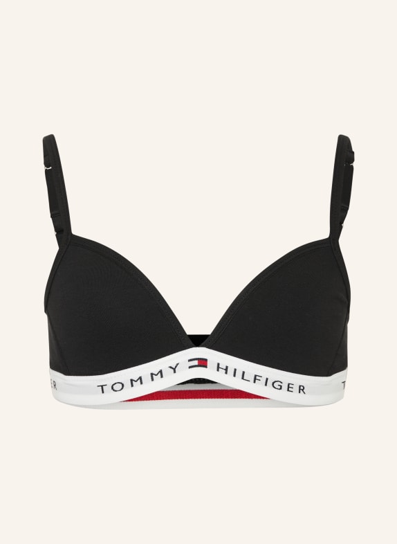 TOMMY HILFIGER Bustier SCHWARZ / ROT / WEISS