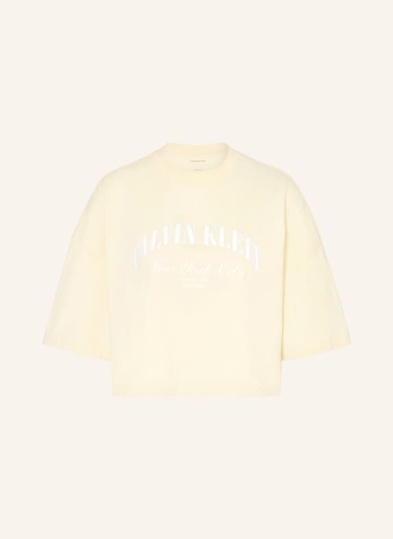 Calvin Klein Jeans tričko TMAVĚ ŽLUTÁ